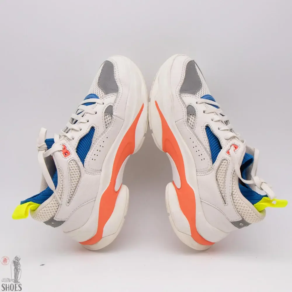 Brand Black Saga Women's 8-8.5 / Men's 6.5 White Vibram Leather Sneakers - Picture 9 of 13